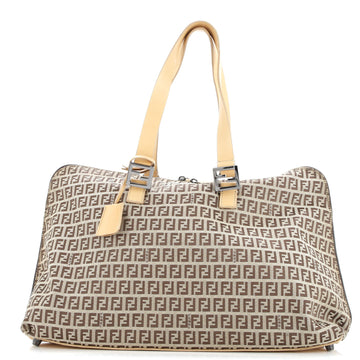 Fendi Vintage Zip Tote Zucchino Canvas Large