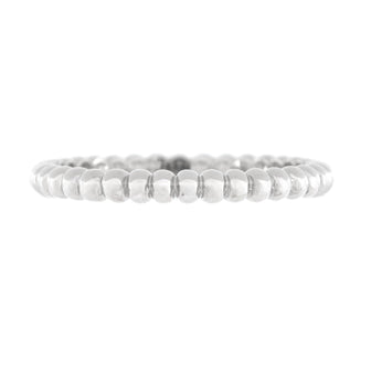 Van Cleef & Arpels Perlee Ring 18K White Gold Small