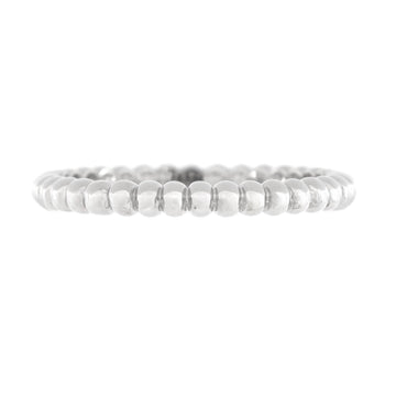 Van Cleef & Arpels Perlee Ring 18K White Gold Small