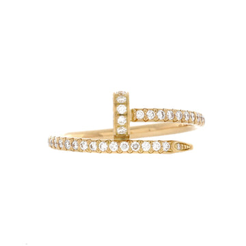 Cartier Juste un Clou Paved Ring 18K Yellow Gold with Diamonds Small