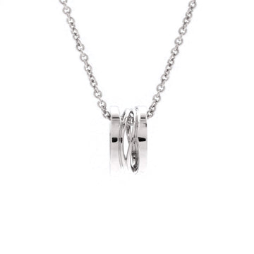 Bvlgari B.Zero1 Design Legend Zaha Hadid Pendant Necklace 18K White Gold