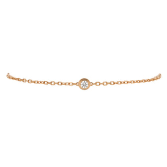 Cartier D'Amour Bracelet 18K Rose Gold and Diamond Small