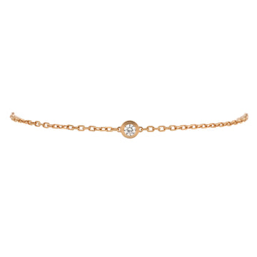 Cartier D'Amour Bracelet 18K Rose Gold and Diamond Small