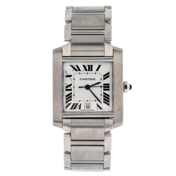 Cartier Tank Francaise Automatic Watch Stainless Steel 28