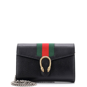 Gucci Dionysus Web Chain Wallet Leather Small