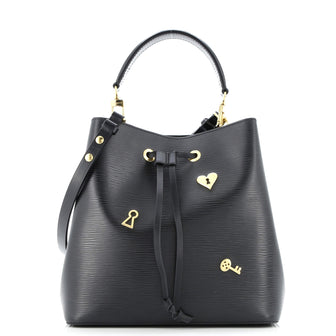 Louis Vuitton NeoNoe Handbag Love Lock Epi Leather