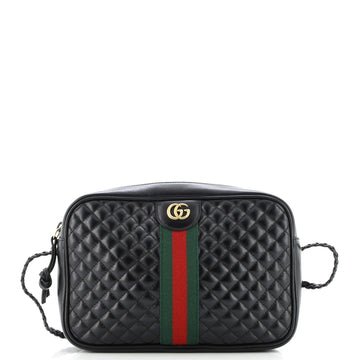 Gucci Trapuntata Camera Bag Quilted Leather Small