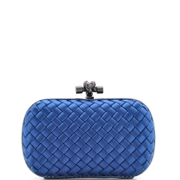 Bottega Veneta Box Knot Clutch Intrecciato Satin Small