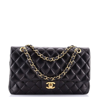 Chanel Classic Double Flap Bag Quilted Lambskin Medium
