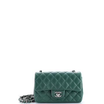 Chanel Classic Single Flap Bag Quilted Lambskin Mini