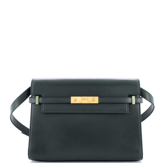 Saint Laurent Manhattan Shoulder Bag Leather Medium