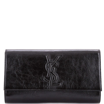 Saint Laurent Belle de Jour Clutch Leather Large