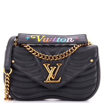 Louis Vuitton New Wave Chain Bag Quilted Leather MM