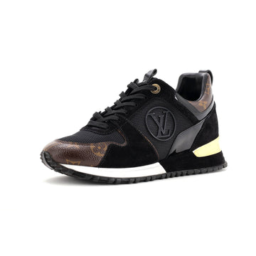 Louis Vuitton Women's Run Away Sneakers Mesh with Monogram Canvas and Suede