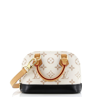 Louis Vuitton Alma Handbag Monogram Dune Canvas Nano
