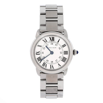 Cartier Ronde Solo de Cartier Quartz Watch Stainless Steel 29
