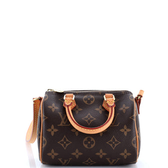 Louis Vuitton Speedy Bandouliere Bag Monogram Canvas Nano