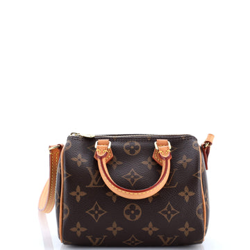 Louis Vuitton Speedy Bandouliere Bag Monogram Canvas Nano