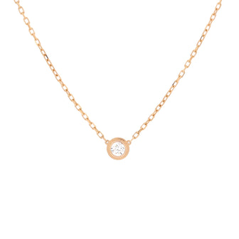 Cartier Cartier D'Amour Pendant Necklace 18K Rose Gold with Diamond Large