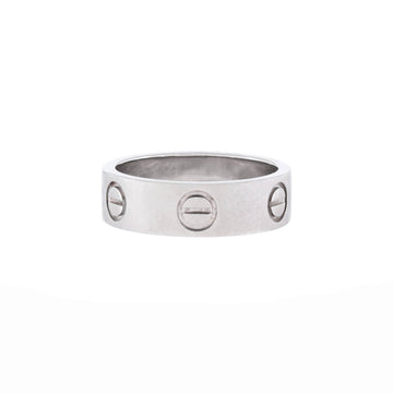 Cartier Love Band Ring Platinum