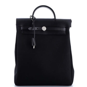 Hermes Herbag A Dos Backpack Toile