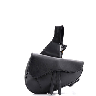 Christian Dior Saddle Crossbody Bag Leather