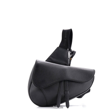Christian Dior Saddle Crossbody Bag Leather