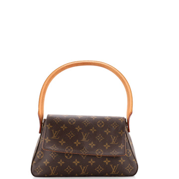 Louis Vuitton Looping Handbag Monogram Canvas Mini