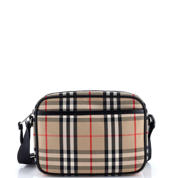 Burberry Paddy Crossbody Bag Vintage Check Canvas Small