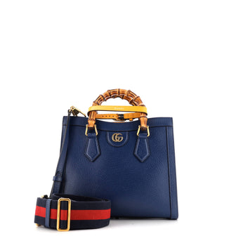 Gucci Diana NM Bamboo Handle Tote Leather Small