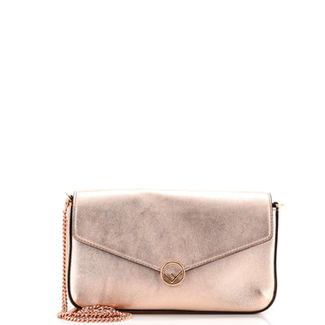 Fendi F Is Fendi Envelope Chain Clutch Leather Small