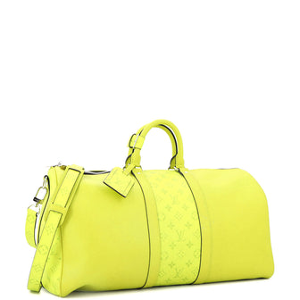 Louis Vuitton Keepall Bandouliere Bag Monogram Taigarama 50