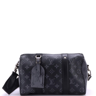 Louis Vuitton City Keepall Bag Reverse Monogram Eclipse Canvas
