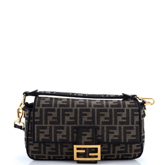 Fendi Baguette NM Bag Zucca Canvas Medium