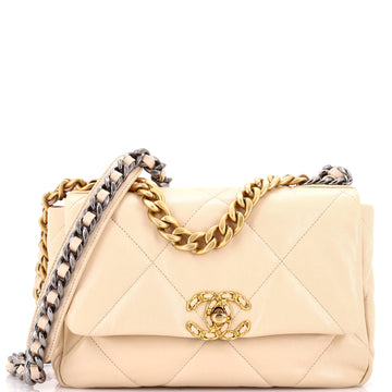 Chanel 19 Flap Bag Quilted Leather Medium