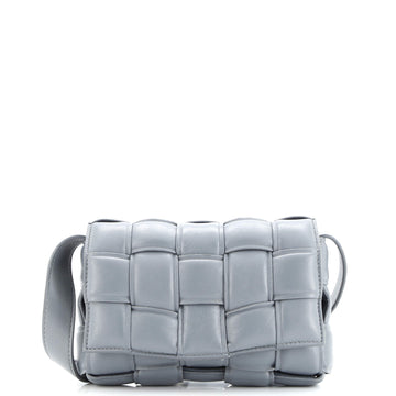 Bottega Veneta Cassette Crossbody Bag Padded Maxi Intrecciato Leather Small