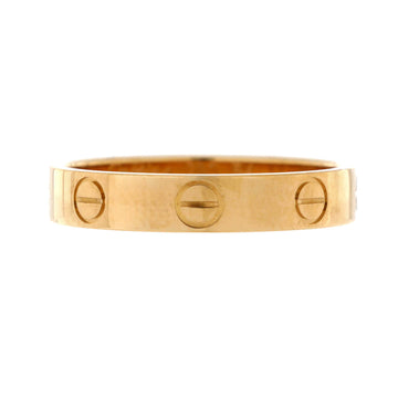 Cartier Love Wedding Band Ring 18K Yellow Gold