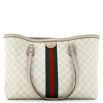 Gucci Ophidia Shopping Tote GG Coated Canvas Medium