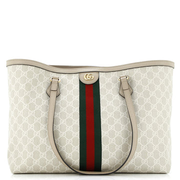 Gucci Ophidia Shopping Tote GG Coated Canvas Medium