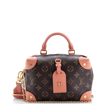 Louis Vuitton Petite Malle Souple Handbag Monogram Canvas