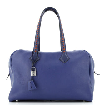 Hermes Victoria II Bag Tressage Epsom and Novillo 35