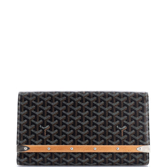 Goyard Monte Carlo Clutch Coated Canvas MM