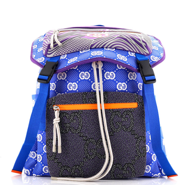 GUCCI バックパック リュック GG グッチGGナイロン バックパック アウトレット 黒 ユニセックス