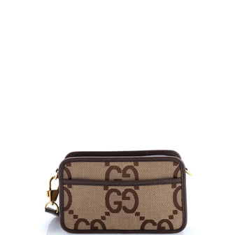 Gucci Camera Bag Jumbo GG Canvas Mini