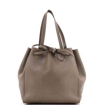 Celine Phantom Tie Cabas Tote Leather Medium