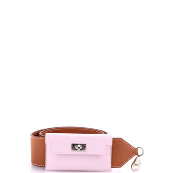 Hermes Kelly Pocket Bag Shoulder Strap Swift and Epsom