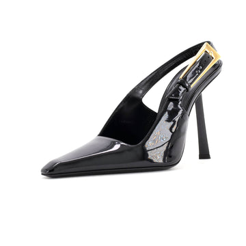 Saint Laurent Women's Lee Slingback Pumps Patent 115