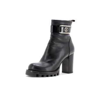 Louis Vuitton Women's Star Trail Buckle Ankle Boots Leather