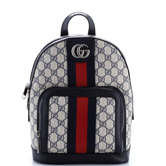 Gucci Ophidia Backpack GG Coated Canvas and Leather Small