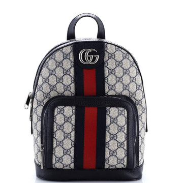 Gucci Ophidia Backpack GG Coated Canvas and Leather Small